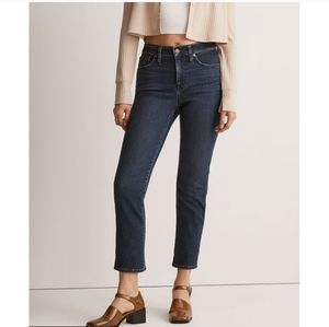 Madewell mid-rise stovepipe jean size 24